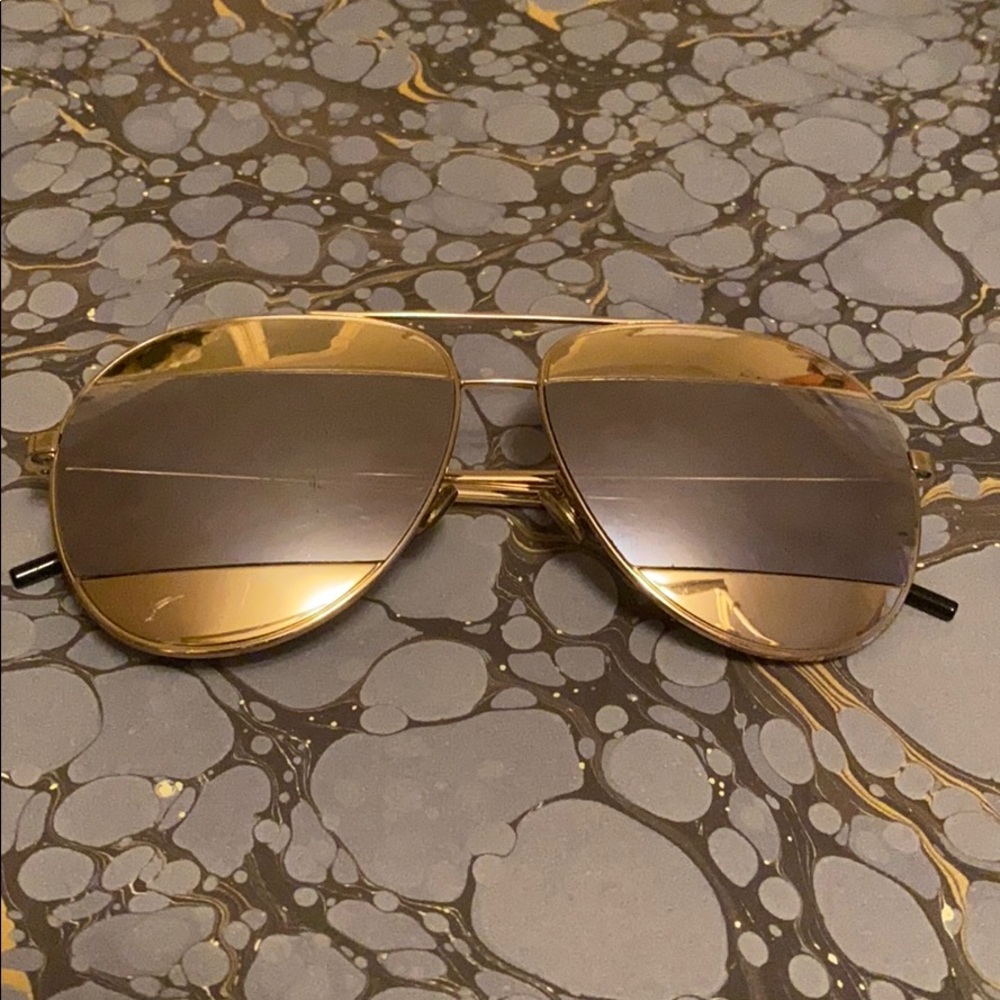 Christian Dior Split Mirrored Sunglasses